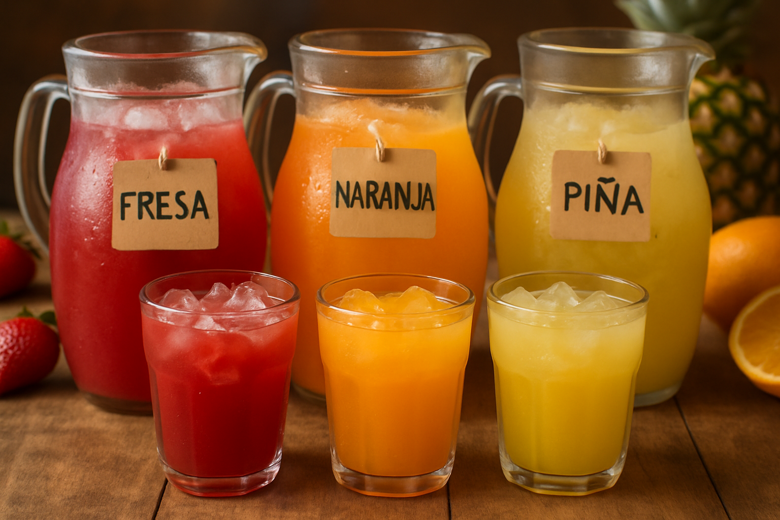 Aguas de Sabor en Las Fresas